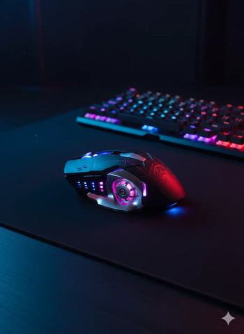 Wireless Rechargeable Mute Mouse Ergonomic Optical Silent Breathing Light Wireless Rechargeable Mute Mouse Ergonomic Optical Silent Breathing Light