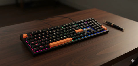 Xtrike Me RGB Mechanical Gaming Keyboard – Rainbow Backlight & Ergonomic Design