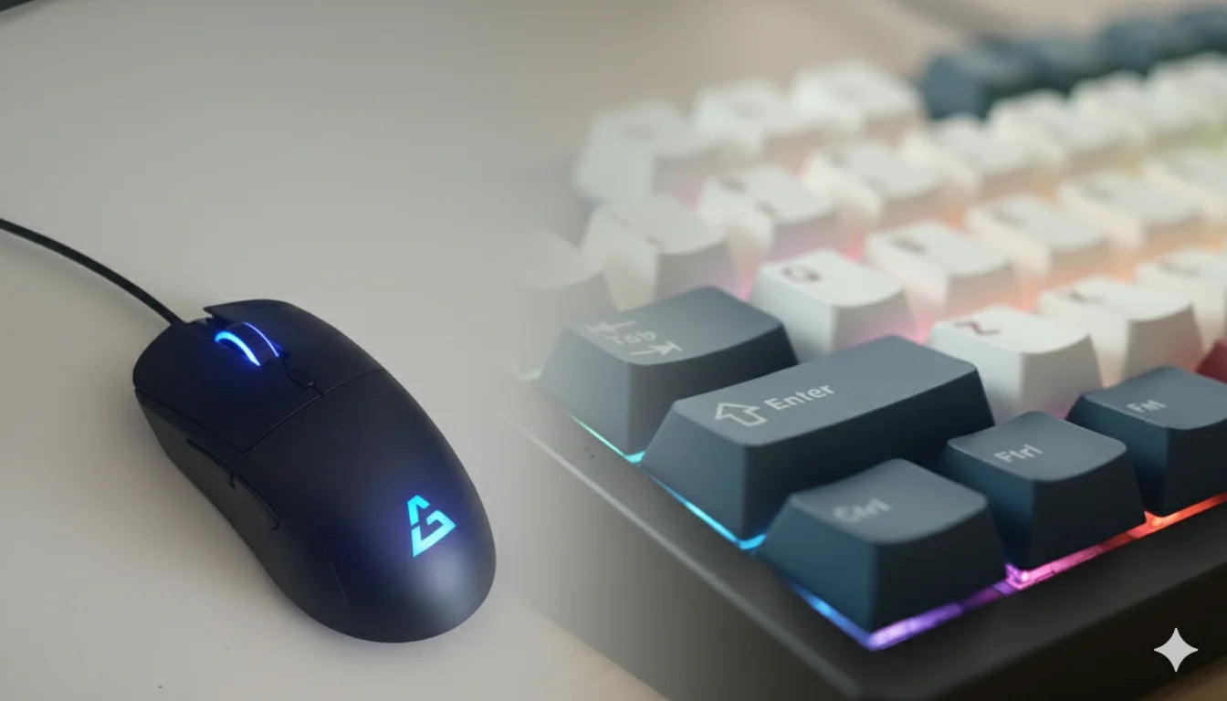 RGB Gaming Combo – Mechanical Keyboard & High-Precision Mouse Set