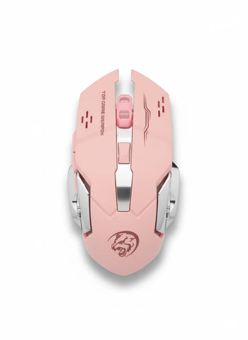 Wireless Rechargeable Mute Mouse Ergonomic Optical Silent Breathing Light