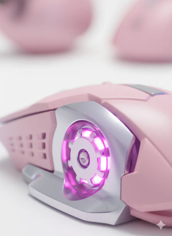 Wireless Rechargeable Mute Mouse Ergonomic Optical Silent Breathing Light