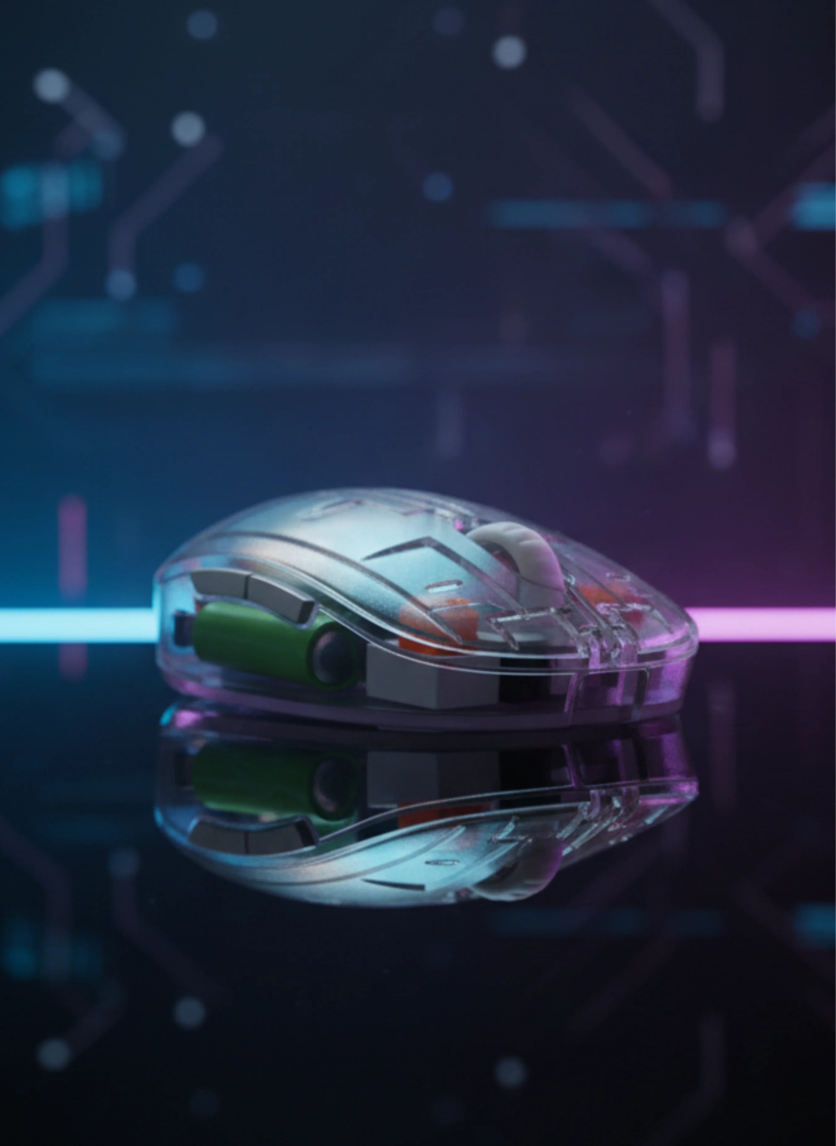 RGB LED Wireless Mouse – Rechargeable Bluetooth 5.2 + 2.4GHz Dual Mode Silent Mouse for Laptop & PC