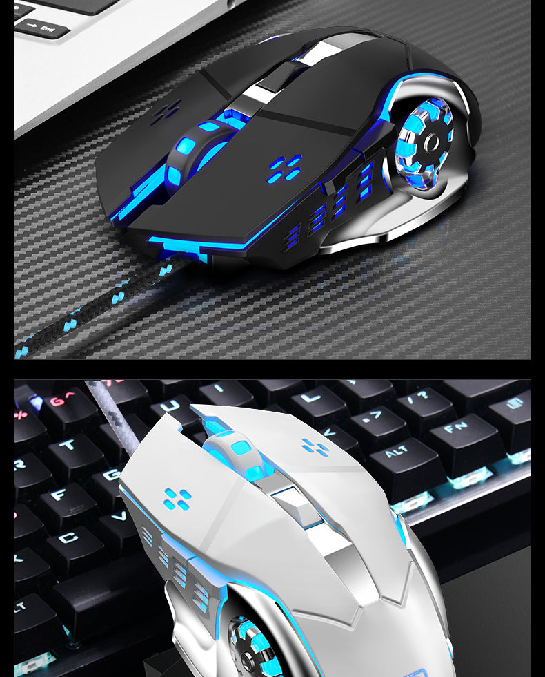 Wired Gaming Mouse Buttons Ergonomic Mice Colorful LED Light Mouse for PC Computer Laptop Wired Gaming Mouse