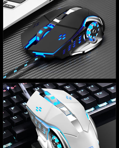 Wired Gaming Mouse Buttons Ergonomic Mice Colorful LED Light Mouse for PC Computer Laptop Wired Gaming Mouse
